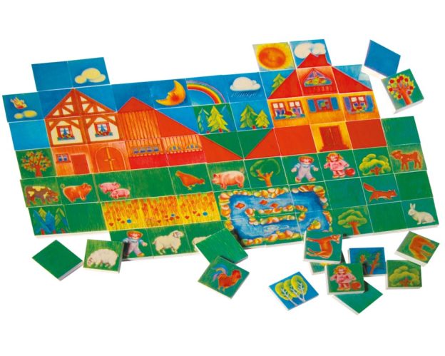 hout legspel 80 tegels varialand