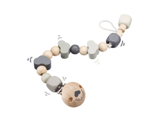 hout speenkoord grijs bellybutton